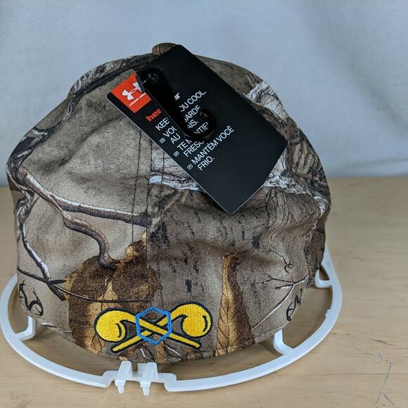 Under Armour Real Tree Camo CBRN‎ Hat Heat Gear Small/medium Mens One Size NWT! - Picture 4 of 11